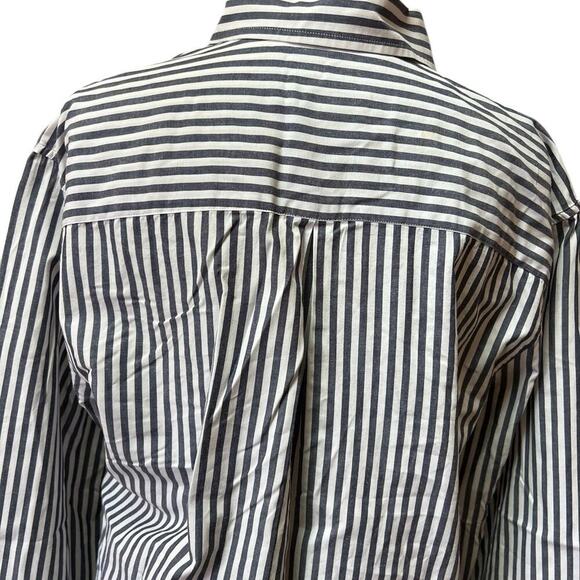 Talbots cotton striped shirt, long sleeves, button down, women's size M - Picture 5 of 7